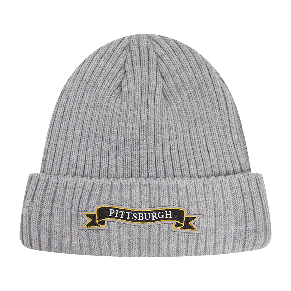 NHL PITTSBURGH PENGUINS PRO PREP KNIT BEANIE (GRAY) - Image 2