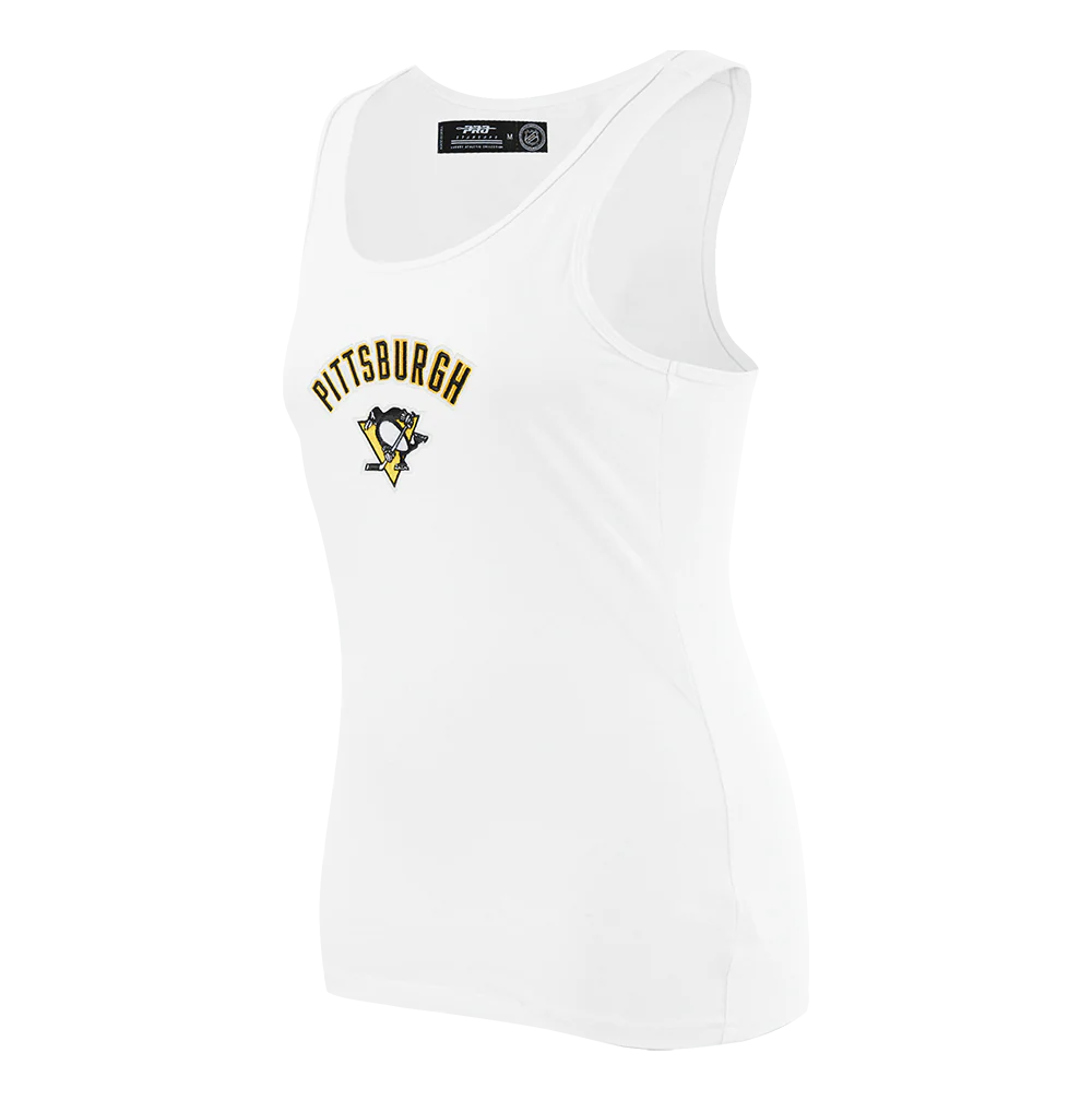 NHL PITTSBURGH PENGUINS CLASSIC WOMEN'S FITTED RACERBACK (WHITE) - Image 2