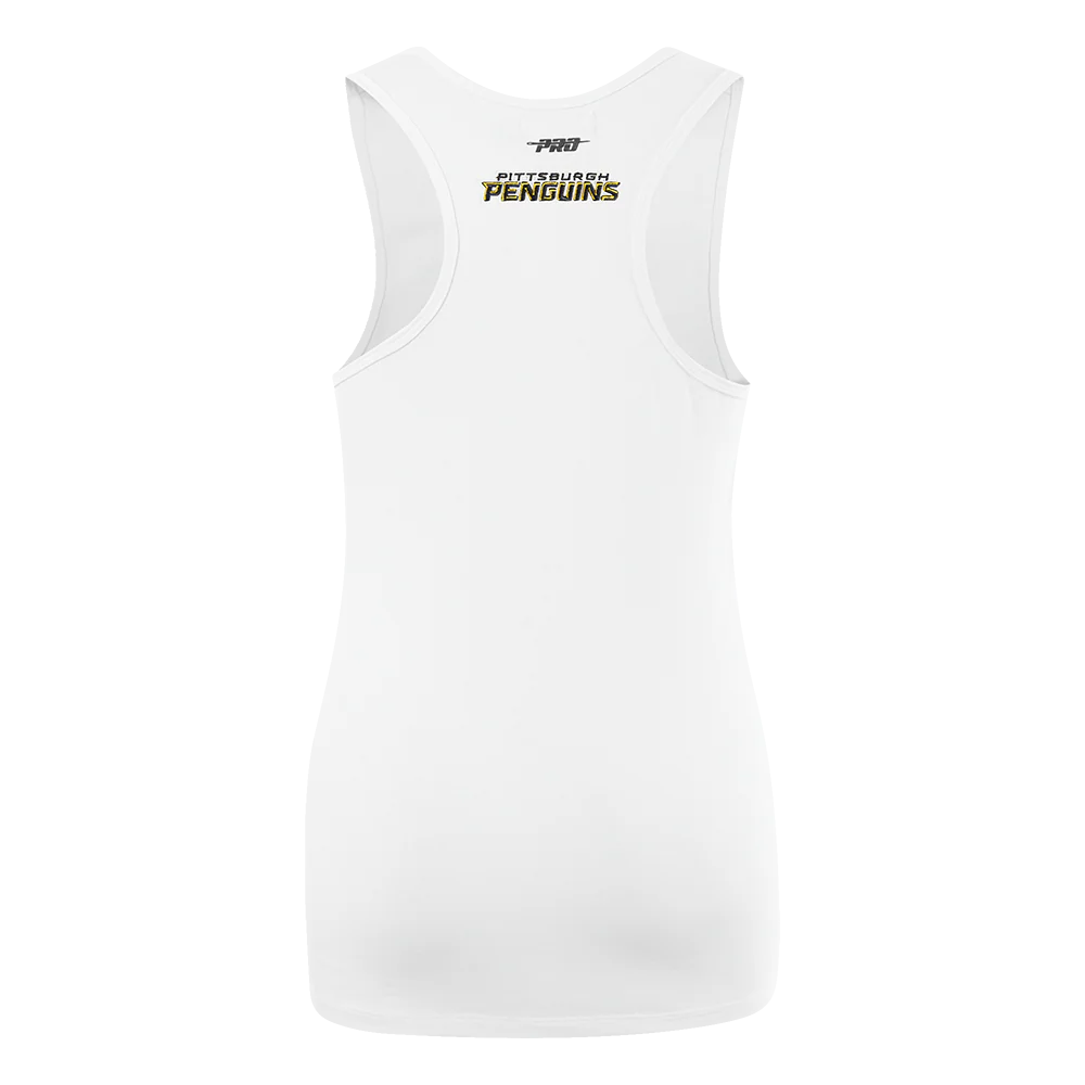NHL PITTSBURGH PENGUINS CLASSIC WOMEN'S FITTED RACERBACK (WHITE) - Image 3