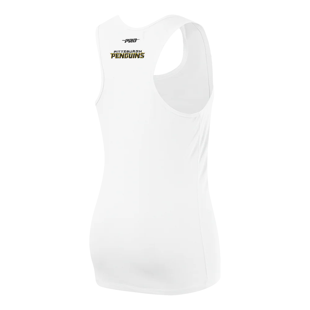 NHL PITTSBURGH PENGUINS CLASSIC WOMEN'S FITTED RACERBACK (WHITE) - Image 4