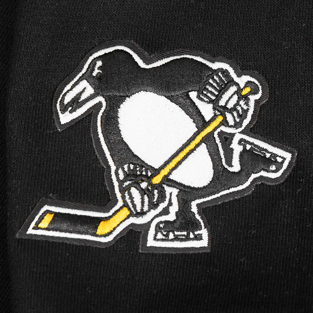 NHL PITTSBURGH PENGUINS CLASSIC WOMEN'S FLC PO HOODIE (BLACK) - Image 8