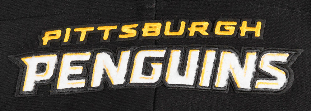 NHL PITTSBURGH PENGUINS CLASSIC WOMEN'S FLC PO HOODIE (BLACK) - Image 9