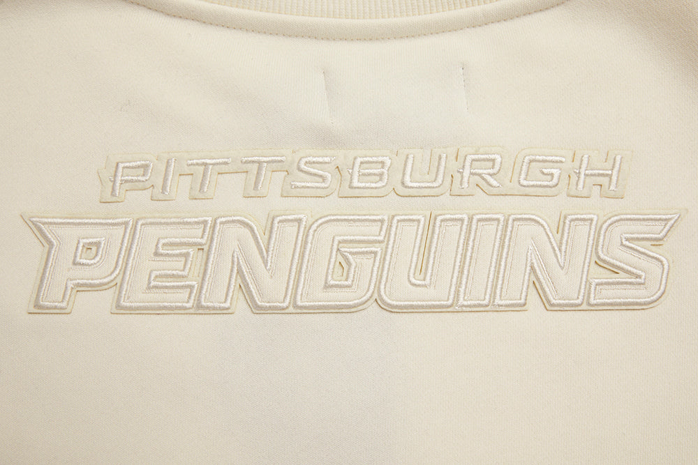 NHL PITTSBURGH PENGUINS NEUTRAL WOMEN'S CREWNECK (EGGSHELL) - Image 7