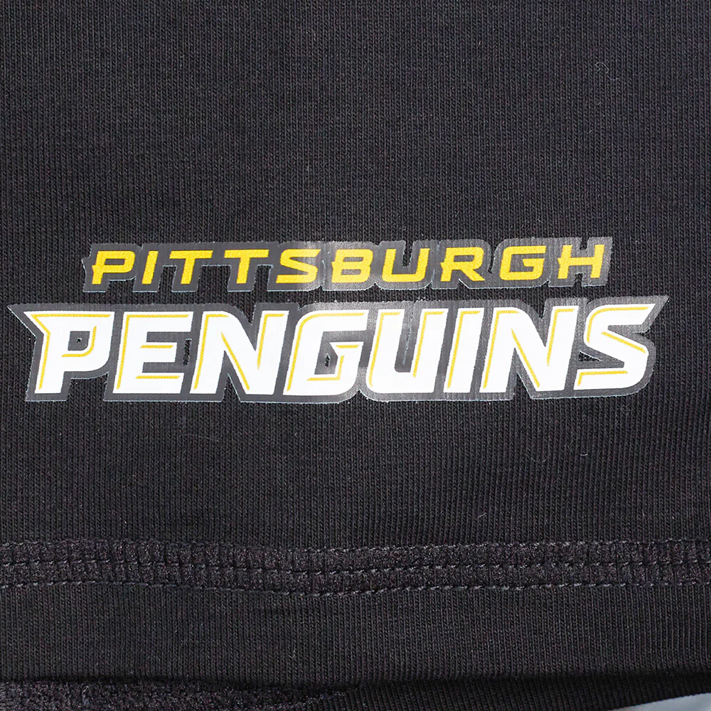 NHL PITTSBURGH PENGUINS CLASSIC WOMEN'S JERSEY BIKE SHORT (BLACK) - Image 5