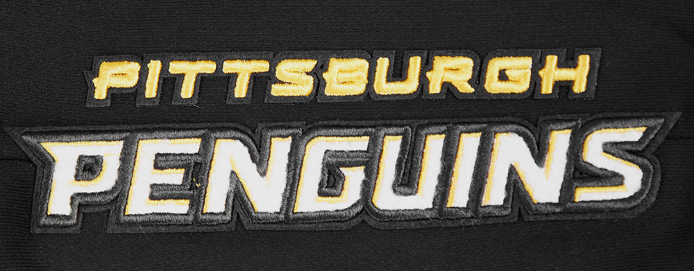 NHL PITTSBURGH PENGUINS CLASSIC WOMEN'S HIGH RISE FLEECE SWEATPANT (BLACK) - Image 6