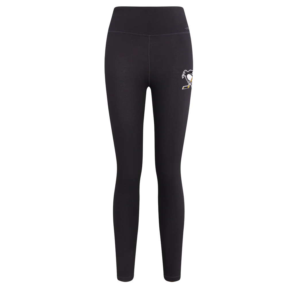NHL PITTSBURGH PENGUINS CLASSIC WOMEN'S JERSEY LEGGING (BLACK) - Image 2