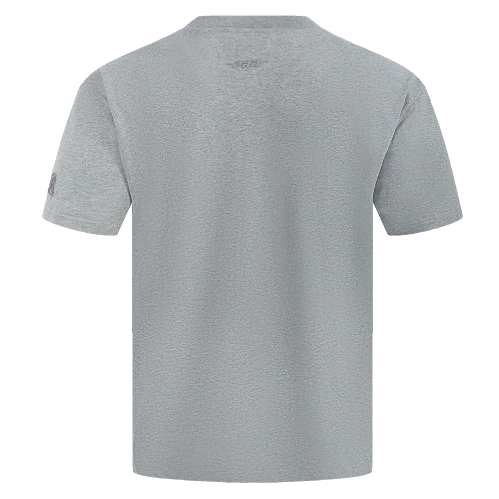 NHL ST. LOUIS BLUES NEUTRAL MEN'S DROP SHOULDER TEE (DARK HEATHER GRAY) - Image 3