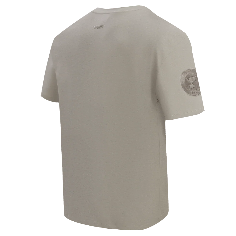NHL ST. LOUIS BLUES NEUTRAL MEN'S DROP SHOULDER TEE (TAUPE) - Image 4