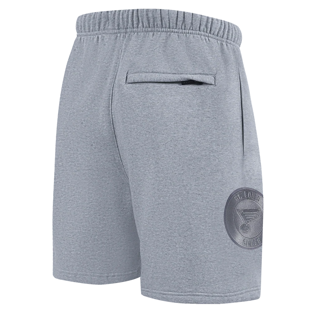 NHL ST. LOUIS BLUES NEUTRAL MEN'S SHORT (DARK HEATHER GRAY) - Image 3