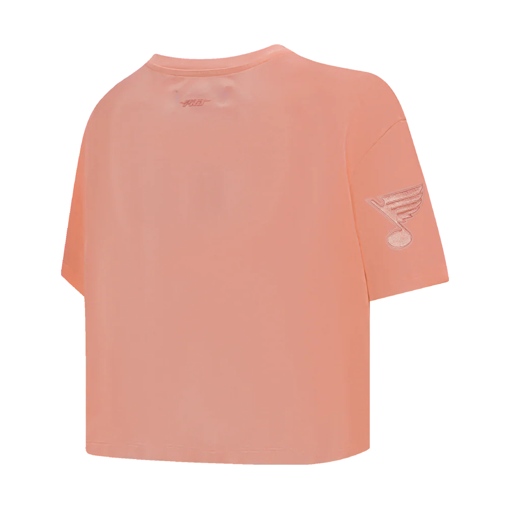 NHL ST. LOUIS BLUES NEUTRAL SINGLE JERSEY BOXY TEE (GUAVA) - Image 4