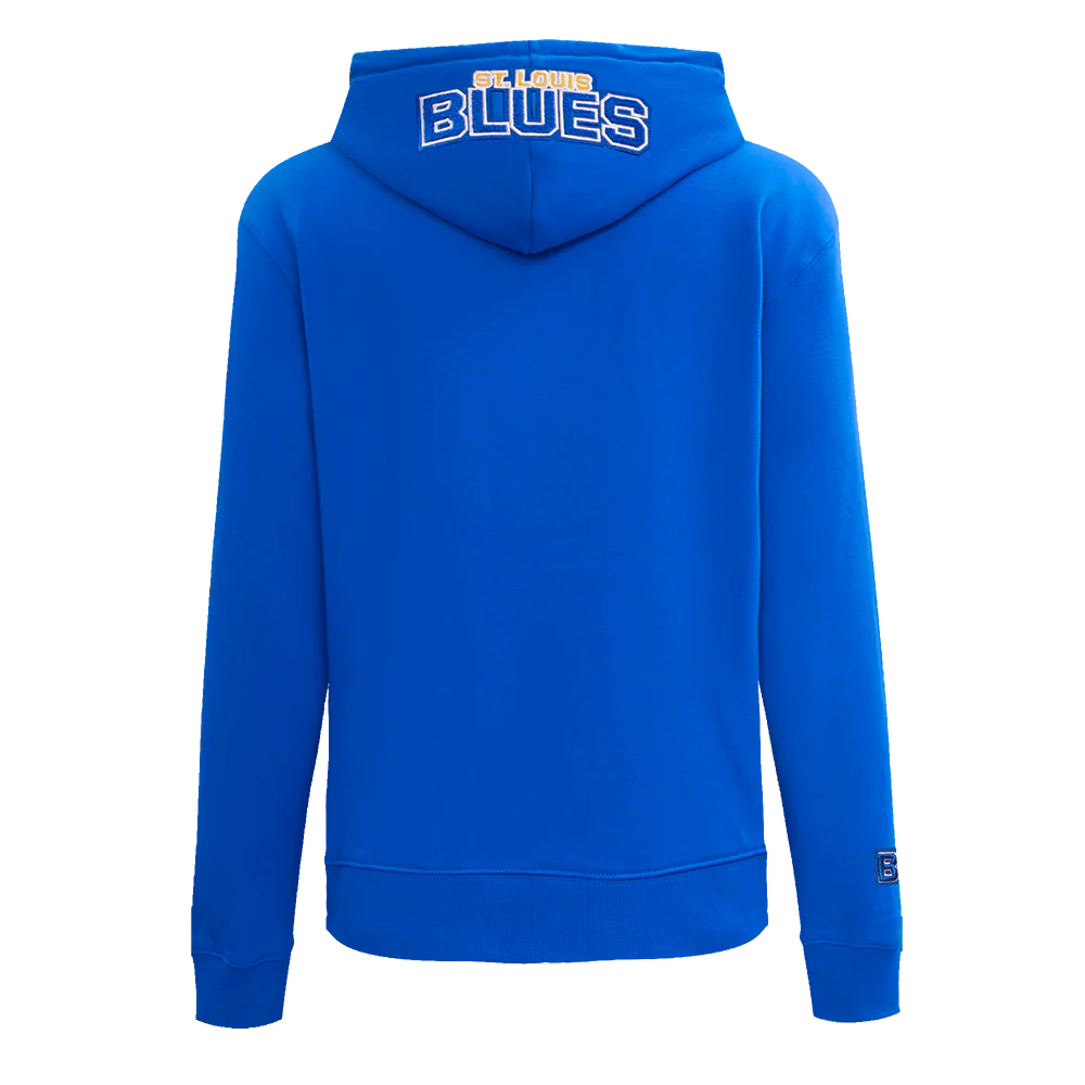NHL ST. LOUIS BLUES CLASSIC WOMEN'S PO HOODIE (ROYAL BLUE) - Image 4