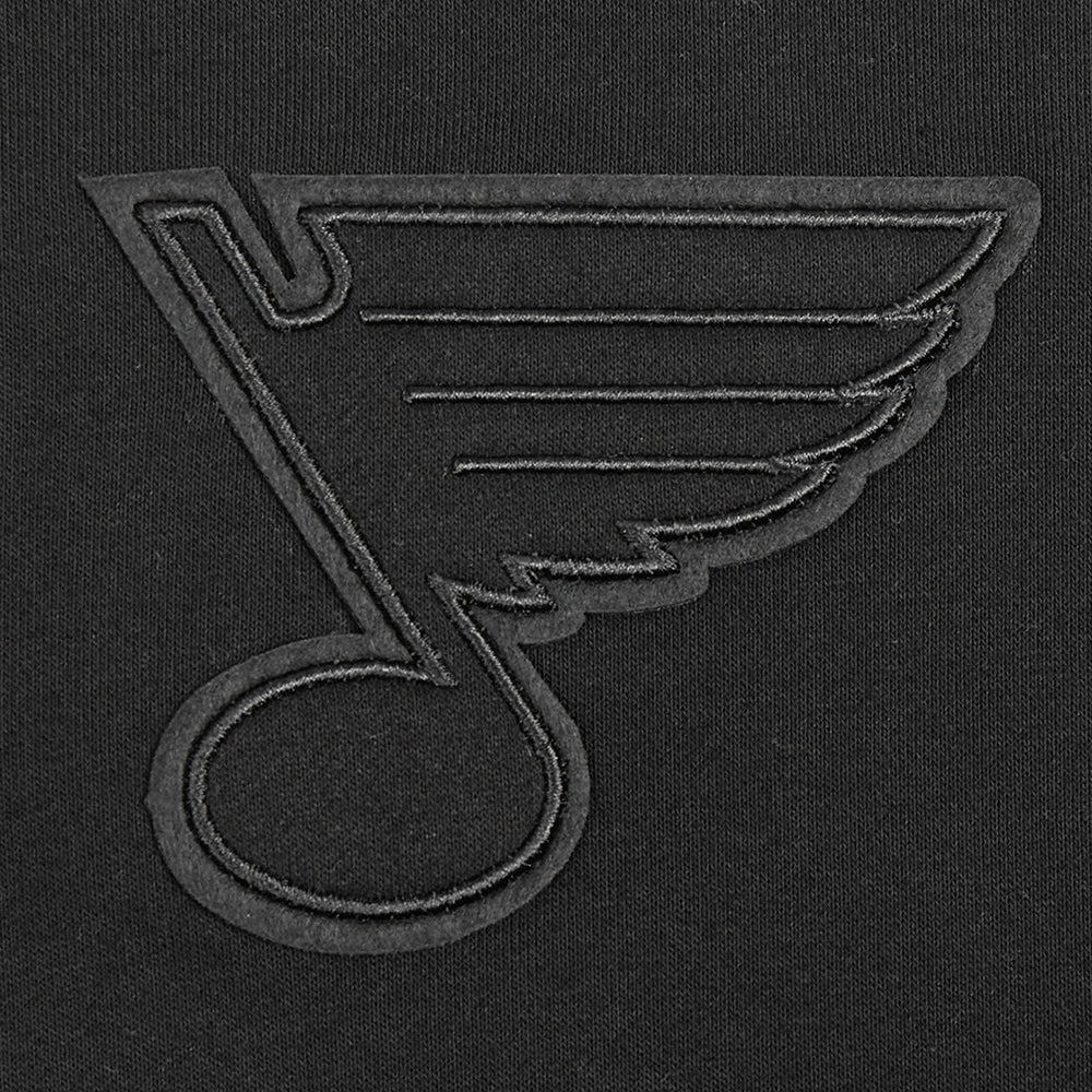 NHL ST. LOUIS BLUES NEUTRAL WOMEN'S CREWNECK (BLACK) - Image 5