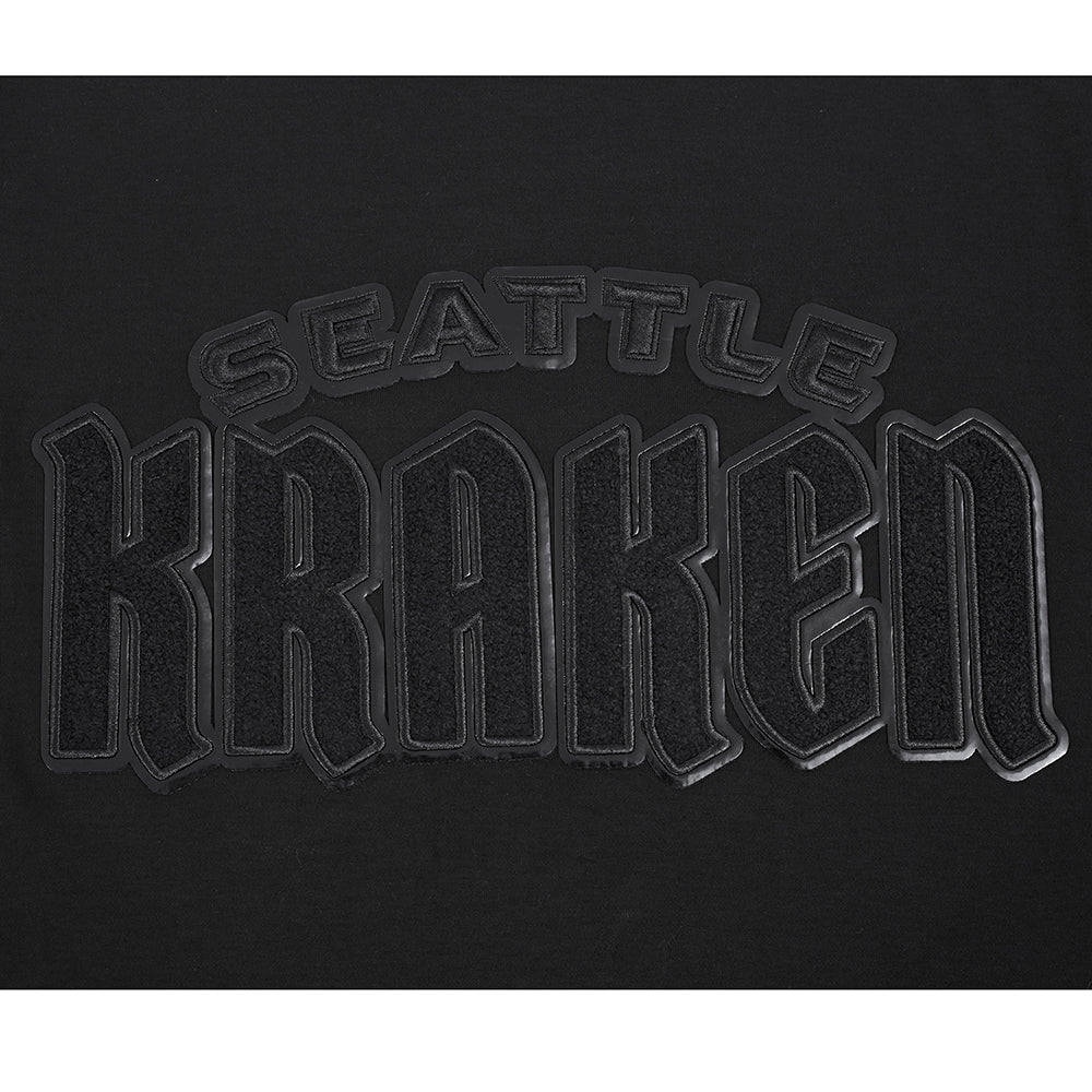 NHL SEATTLE KRAKEN TRIPLE BLACK MEN'S DK TEE (TRIPLE BLACK) - Image 7
