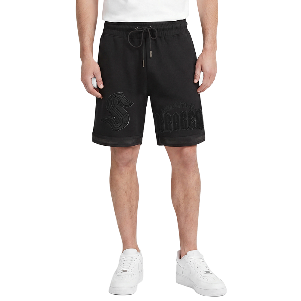 NHL SEATTLE KRAKEN TRIPLE BLACK MEN'S DK SHORT (TRIPLE BLACK)