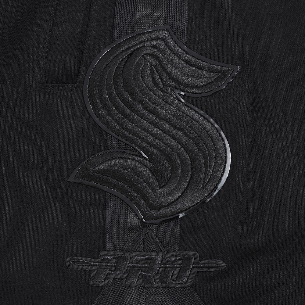 NHL SEATTLE KRAKEN TRIPLE BLACK MEN'S DK SHORT (TRIPLE BLACK) - Image 11