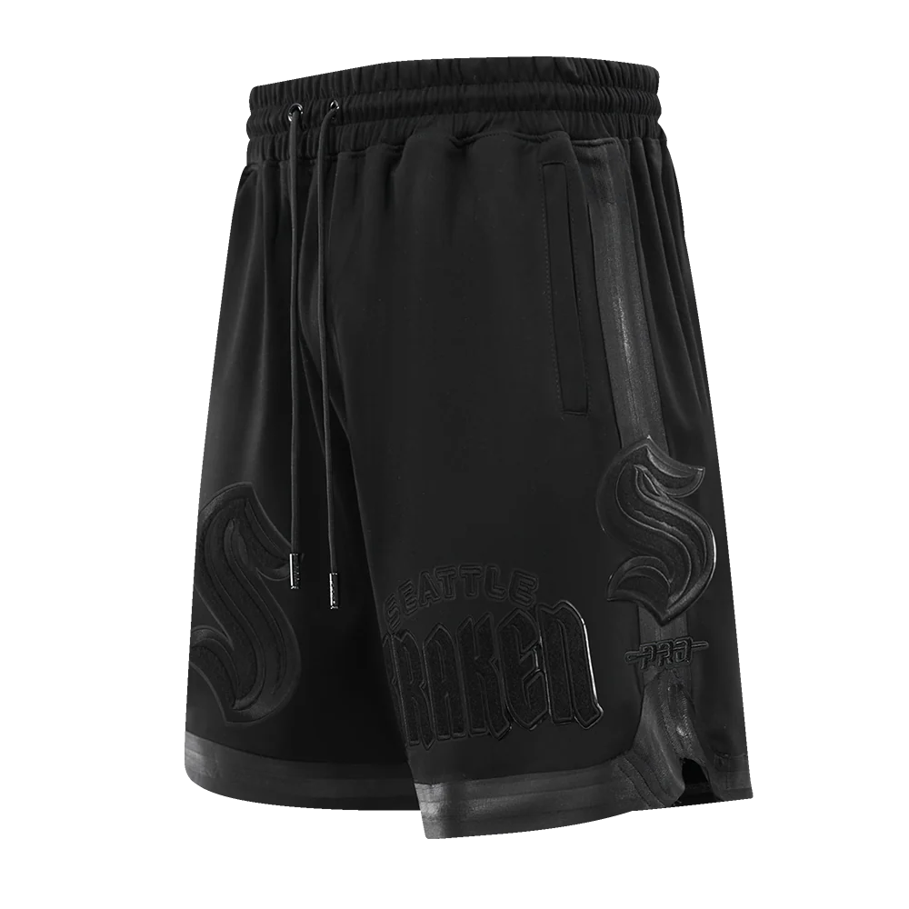 NHL SEATTLE KRAKEN TRIPLE BLACK MEN'S DK SHORT (TRIPLE BLACK) - Image 4