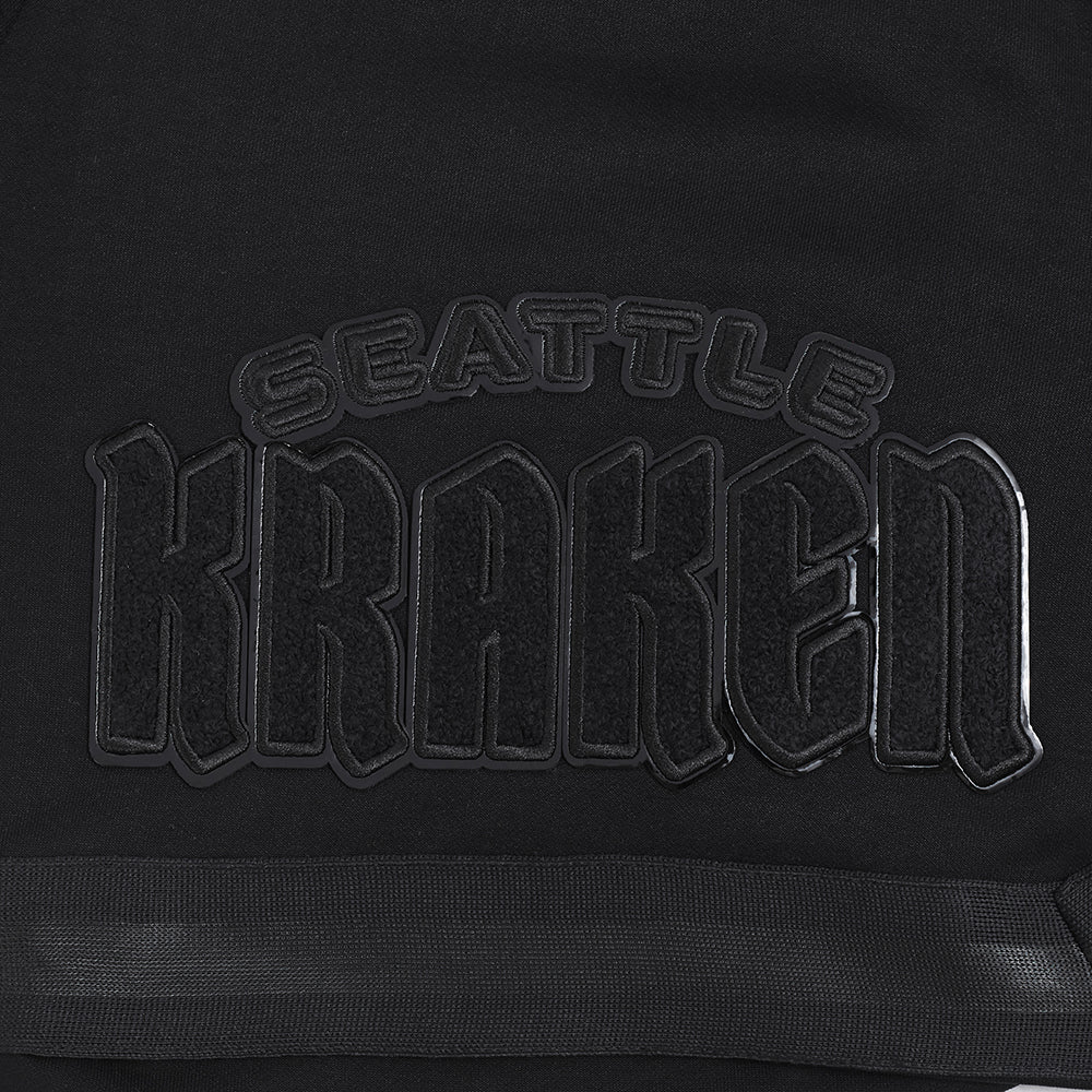 NHL SEATTLE KRAKEN TRIPLE BLACK MEN'S DK SHORT (TRIPLE BLACK) - Image 8