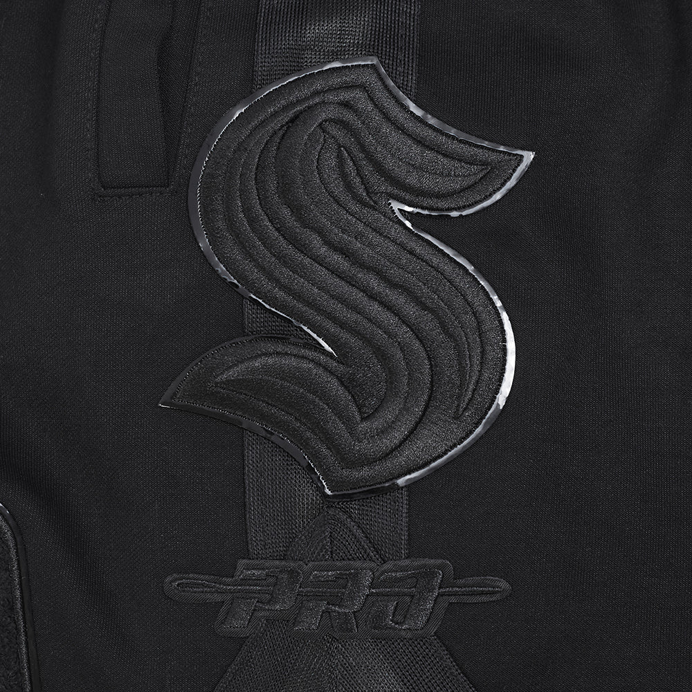 NHL SEATTLE KRAKEN TRIPLE BLACK MEN'S DK SHORT (TRIPLE BLACK) - Image 9