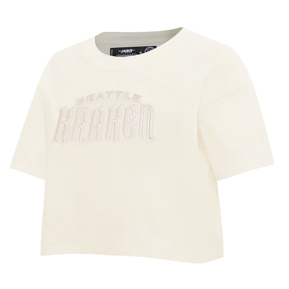 NHL SEATTLE KRAKEN NEUTRAL WOMEN'S BOXY TEE (EGGSHELL) - Image 2