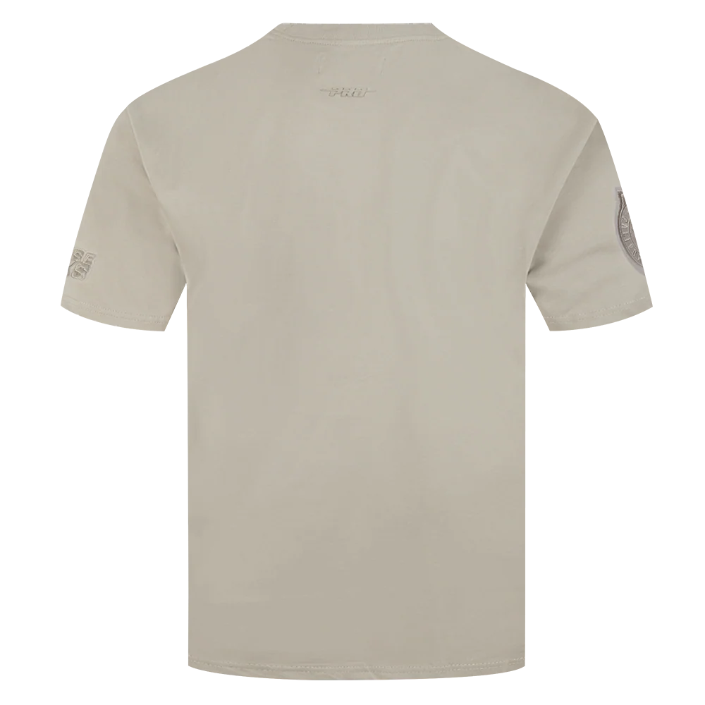 NHL SAN JOSE SHARKS NEUTRAL MEN'S DROP SHOULDER TEE (TAUPE) - Image 3