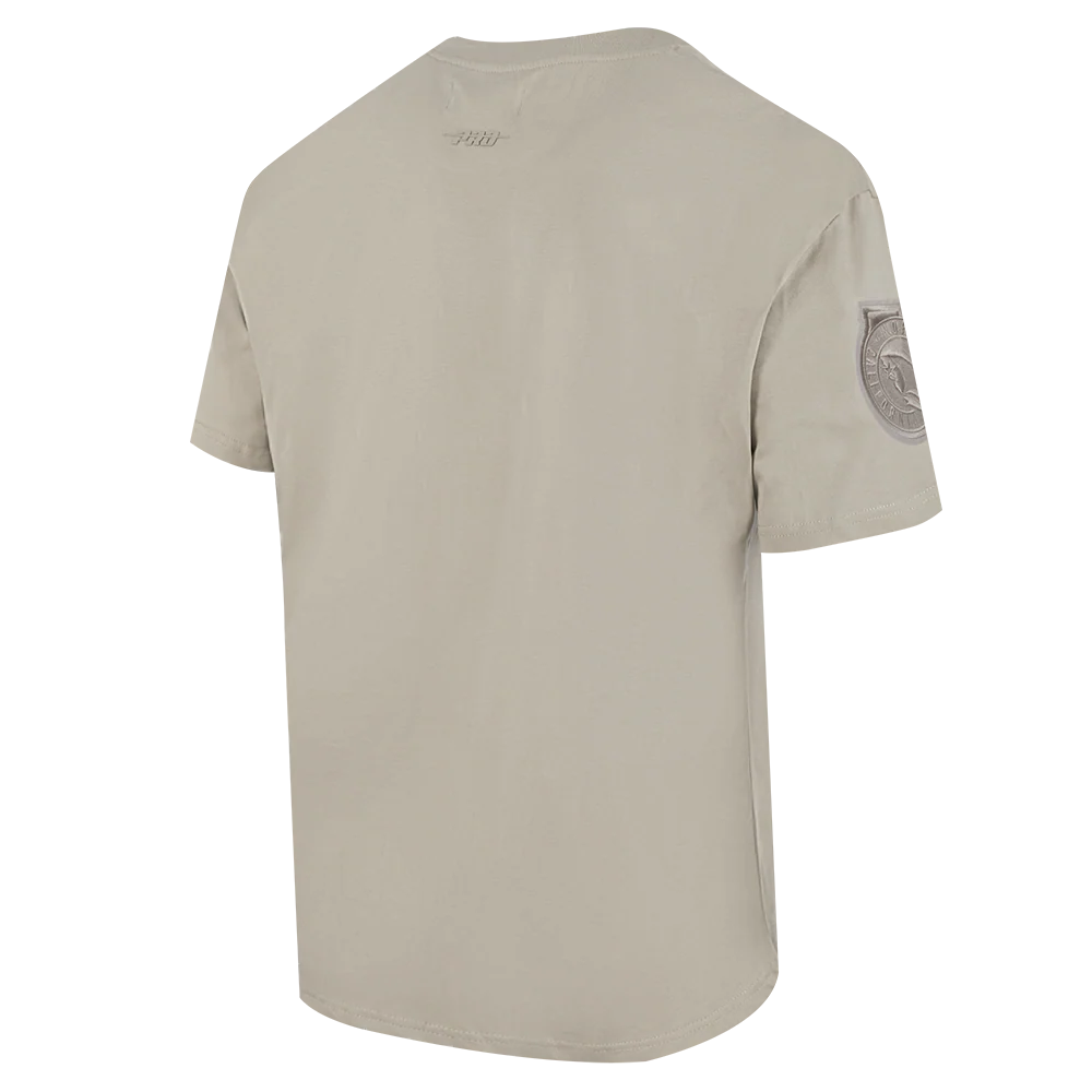 NHL SAN JOSE SHARKS NEUTRAL MEN'S DROP SHOULDER TEE (TAUPE) - Image 4