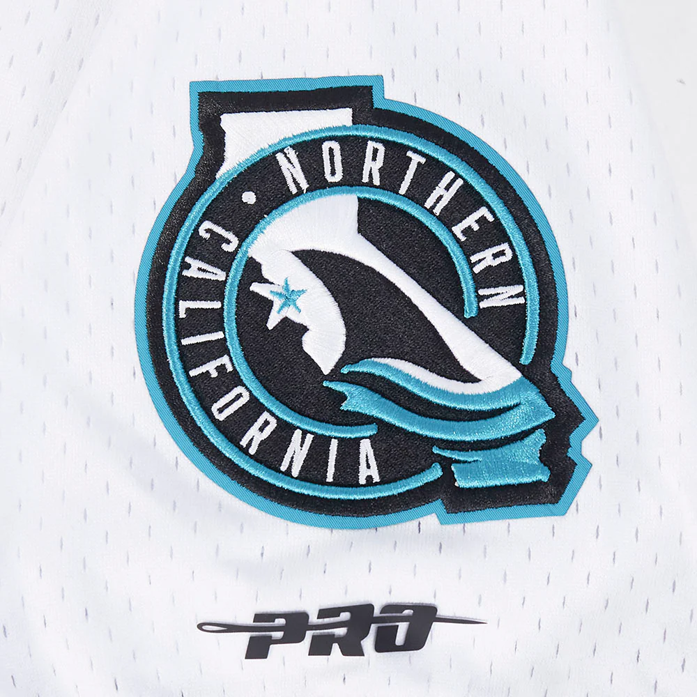 NHL SAN JOSE SHARKS CLASSIC MESH MEN'S TEE (WHITE / BLACK / WHTE) - Image 6