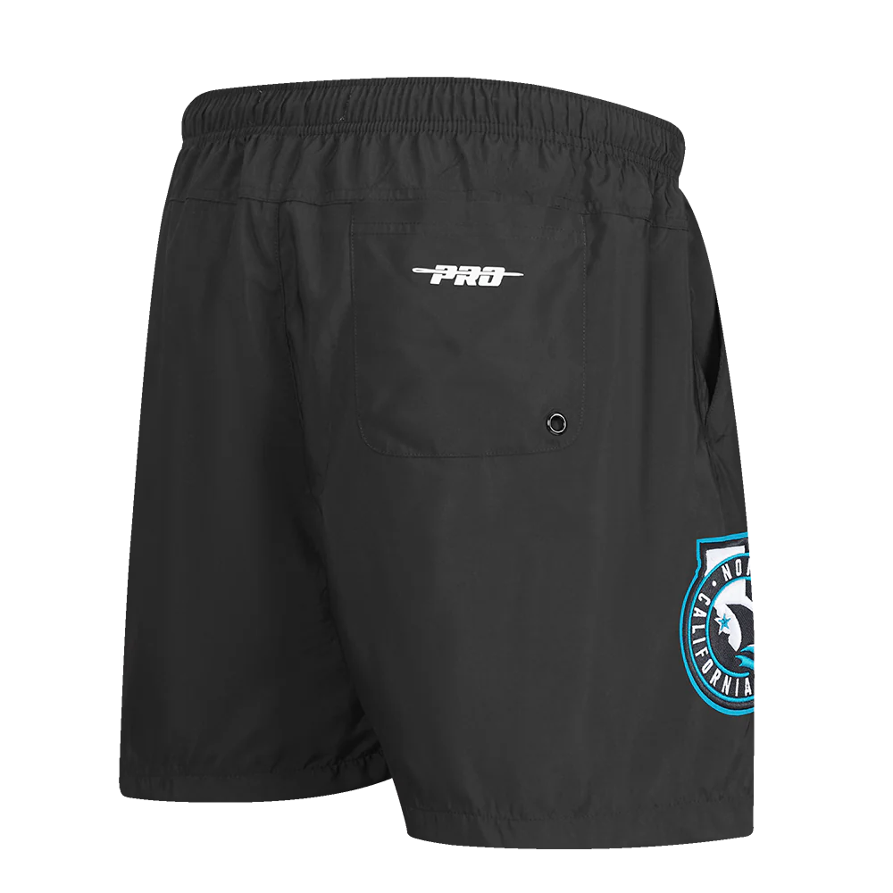 NHL SAN JOSE SHARKS CLASSIC WOVEN MEN'S SHORT (BLACK) - Image 6