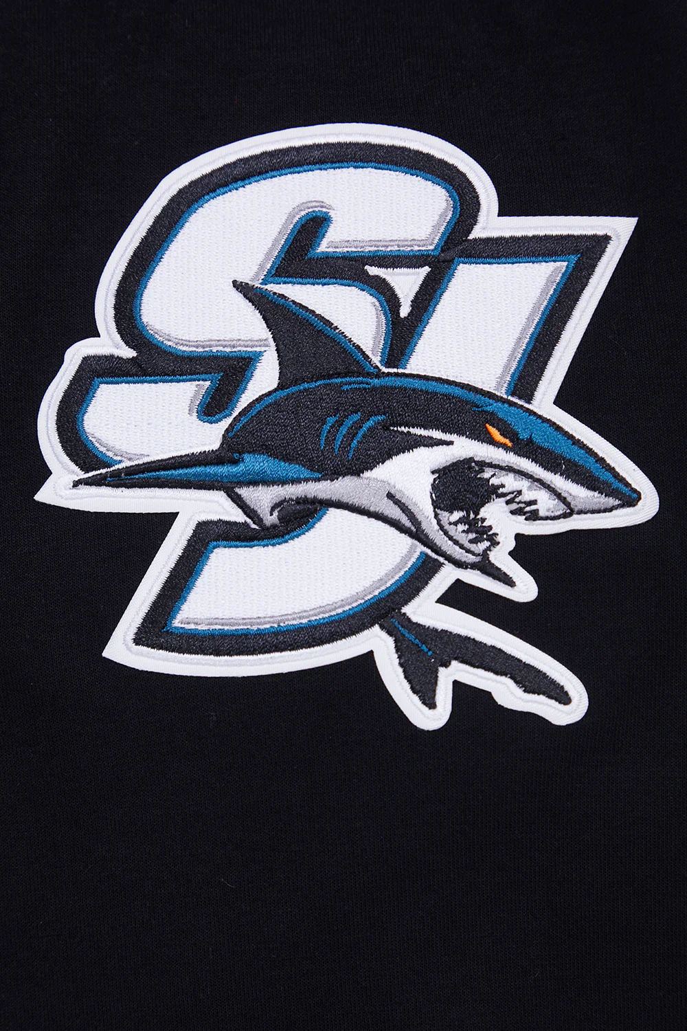 NHL SAN JOSE SHARKS CLASSIC CHENILLE MEN'S PO HOODIE (BLACK) - Image 10