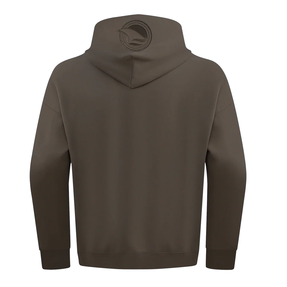 NHL SAN JOSE SHARKS NEUTRAL MEN'S DROP SHOULDER PO HOODIE (DARK TAUPE) - Image 5