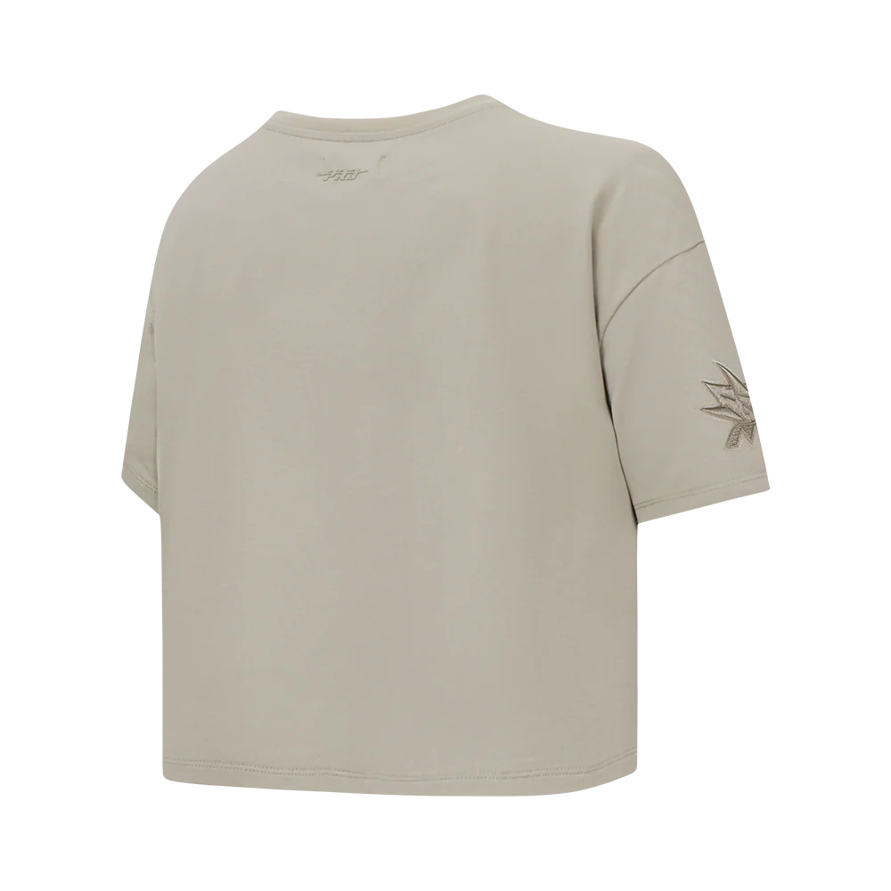 NHL SAN JOSE SHARKS NEUTRAL WOMEN'S BOXY TEE (TAUPE) - Image 6