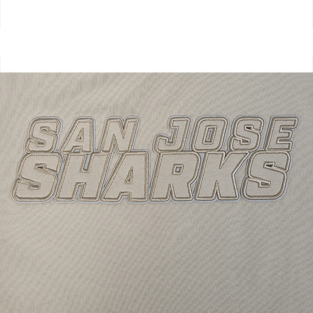 NHL SAN JOSE SHARKS NEUTRAL WOMEN'S BOXY TEE (TAUPE) - Image 8
