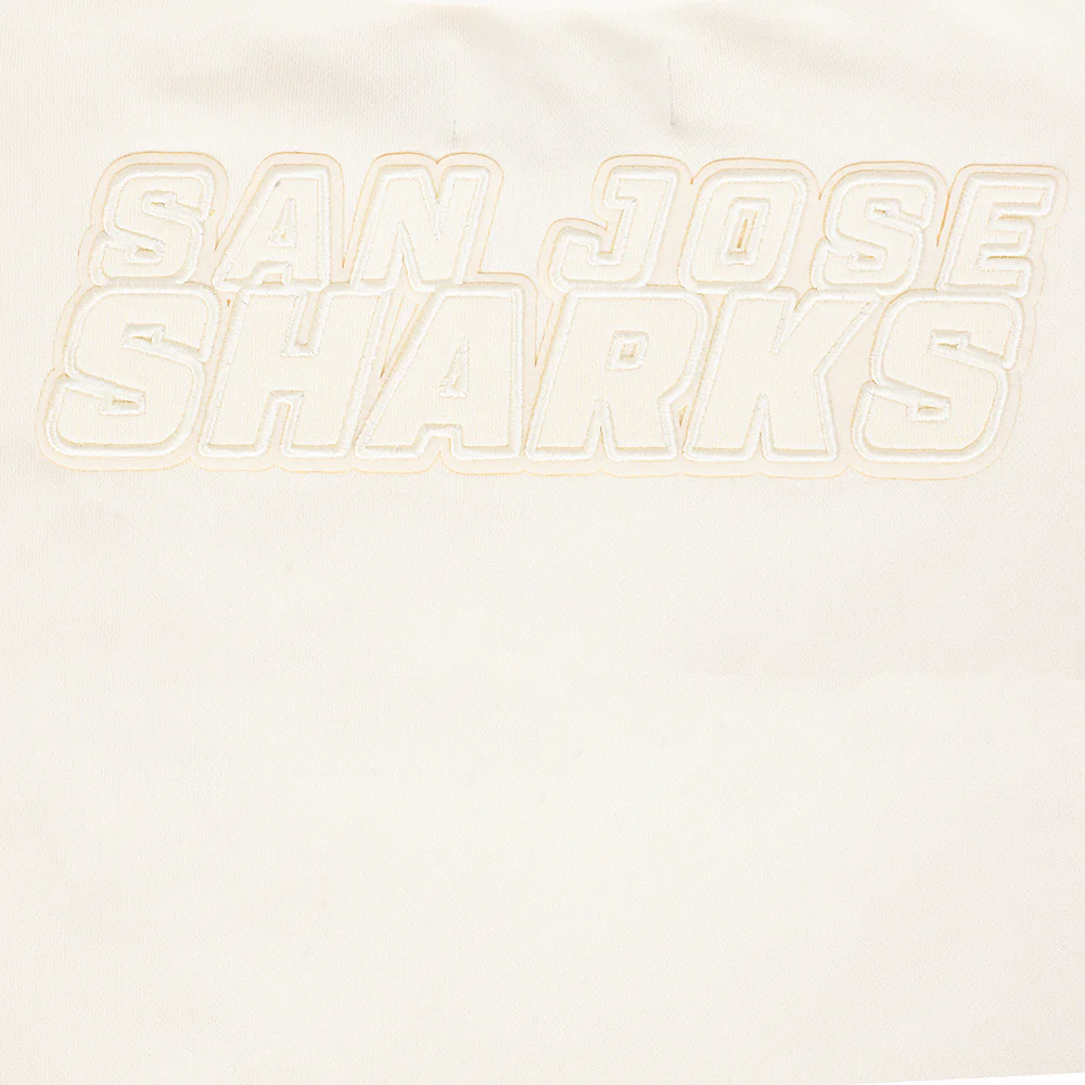 NHL SAN JOSE SHARKS NEUTRAL WOMEN'S CREWNECK (EGGSHELL) - Image 8