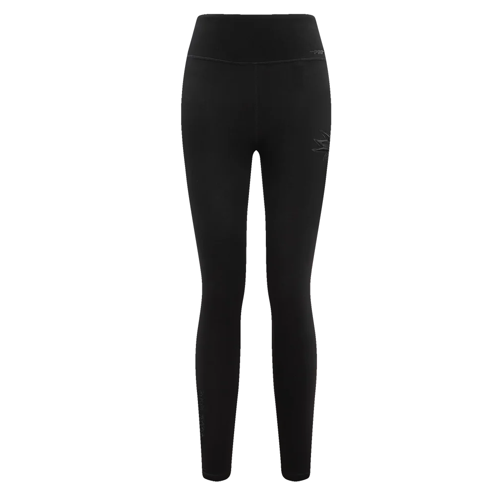 NHL SAN JOSE SHARKS NEUTRAL WOMEN'S JERSEY LEGGING (BLACK) - Image 2