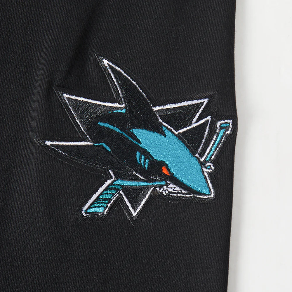 NHL SAN JOSE SHARKS CLASSIC WOMEN'S HW JERSEY LEGGING (BLACK) - Image 5