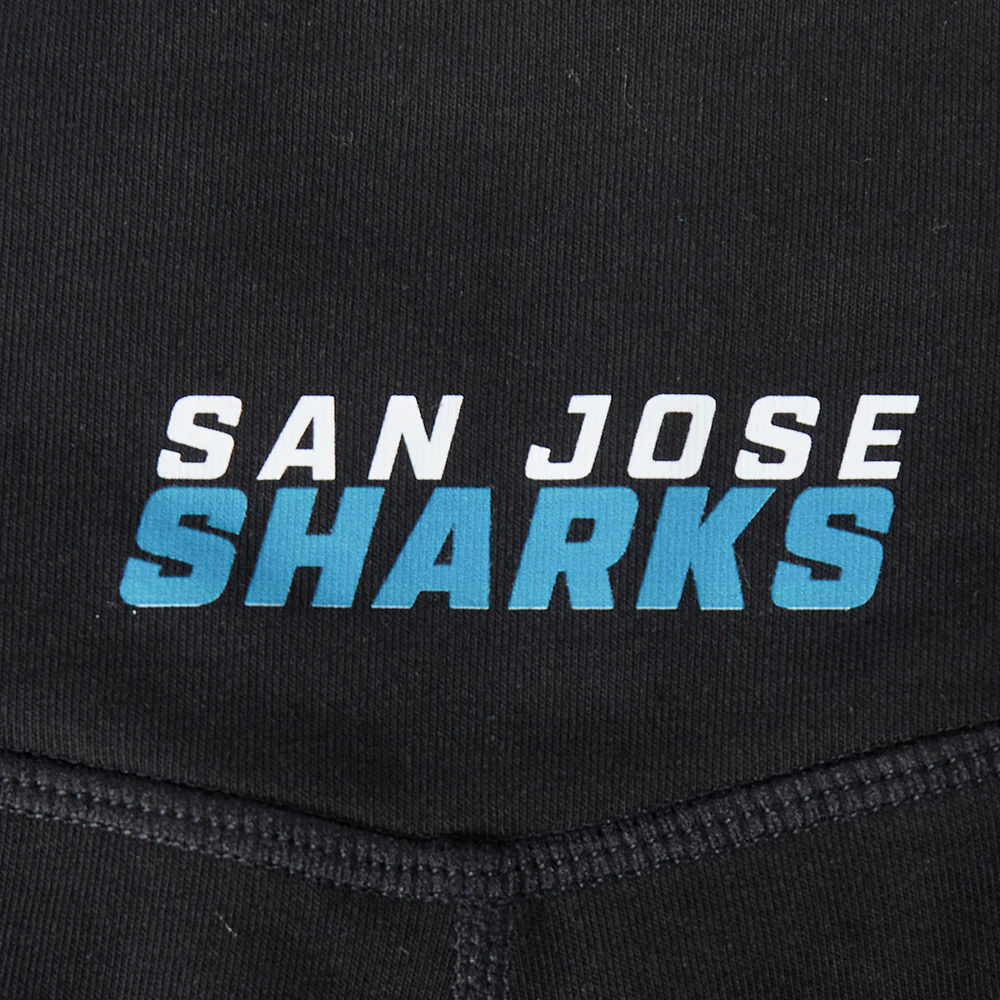 NHL SAN JOSE SHARKS CLASSIC WOMEN'S HW JERSEY LEGGING (BLACK) - Image 8