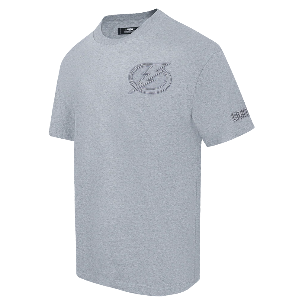 NHL TAMPA BAY LIGHTNING NEUTRAL MEN'S DROP SHOULDER TEE (DARK HEATHER GRAY) - Image 2
