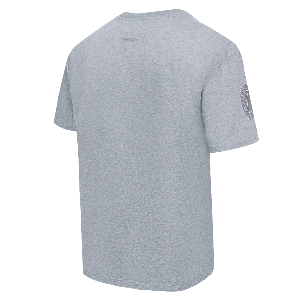 NHL TAMPA BAY LIGHTNING NEUTRAL MEN'S DROP SHOULDER TEE (DARK HEATHER GRAY) - Image 3