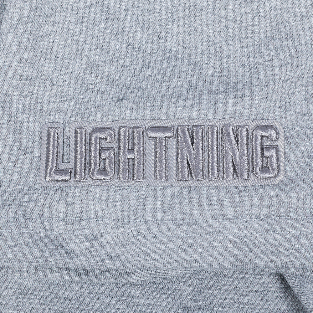NHL TAMPA BAY LIGHTNING NEUTRAL MEN'S DROP SHOULDER TEE (DARK HEATHER GRAY) - Image 6