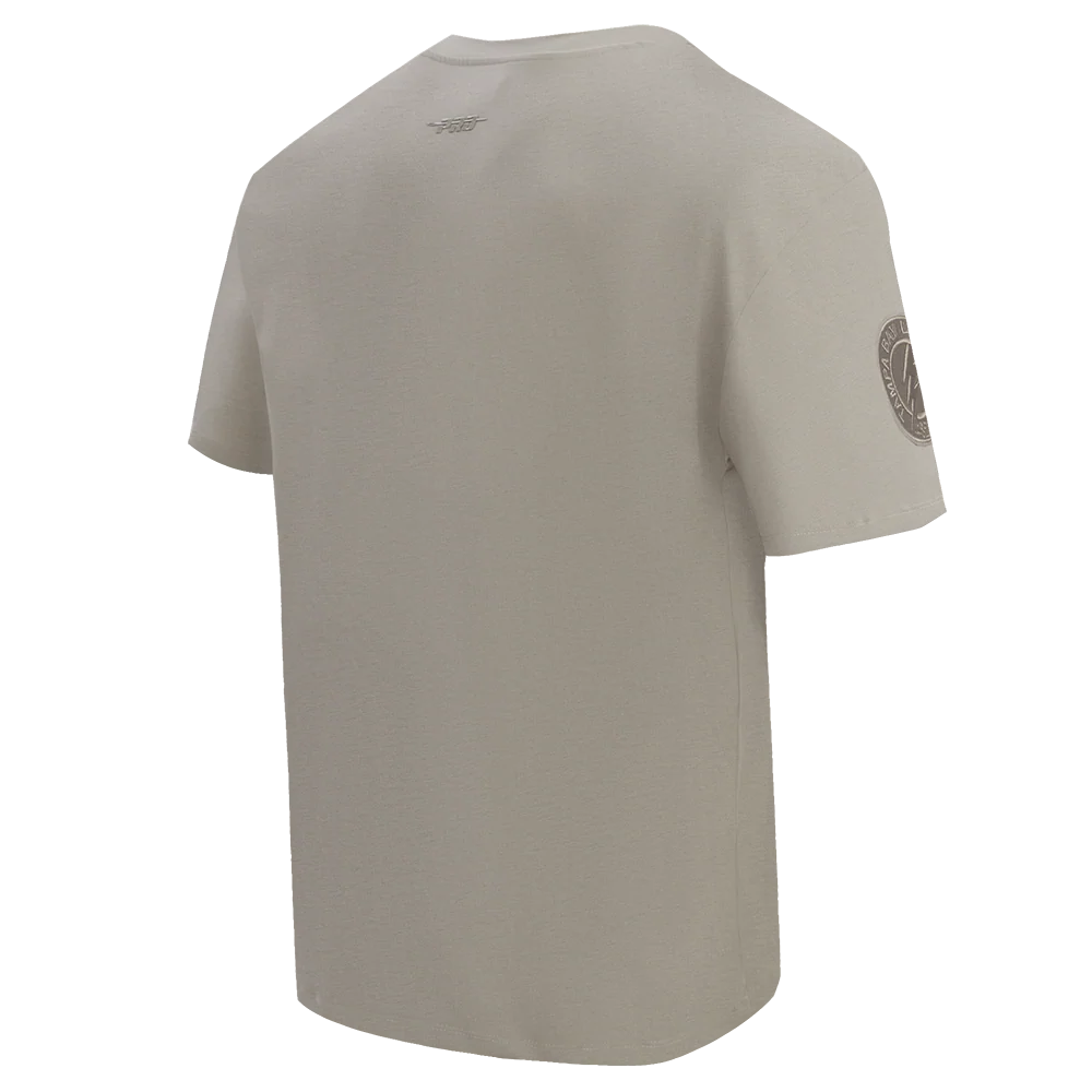 NHL TAMPA BAY LIGHTNING NEUTRAL MEN'S DROP SHOULDER TEE (TAUPE) - Image 4