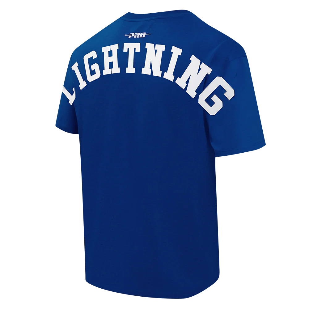 NHL TAMPA BAY LIGHTNING WINGSPAN MEN'S CJ DROP SHOULDER TEE (DODGER BLUE) - Image 5