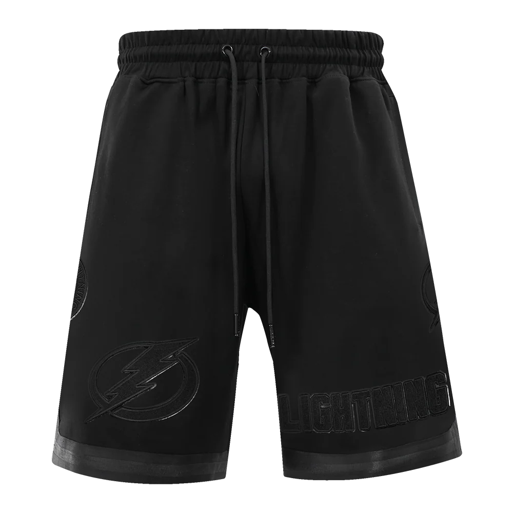 NHL TAMPA BAY LIGHTNING TRIPLE BLACK MEN'S DK SHORT (TRIPLE BLACK) - Image 5