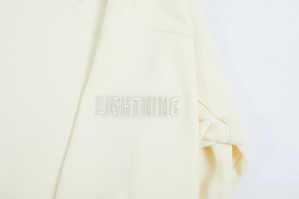 NHL TAMPA BAY LIGHTNING NEUTRAL MEN'S DROP SHOULDER PULLOVER HOODIE (EGGSHELL) - Image 7