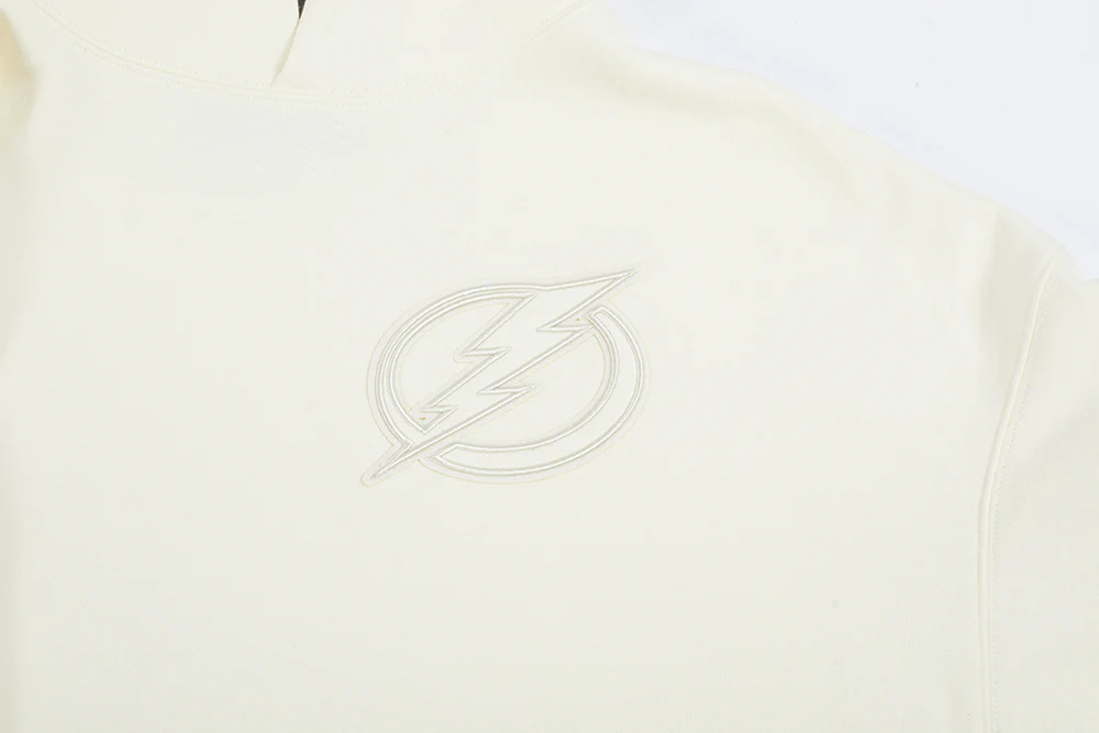 NHL TAMPA BAY LIGHTNING NEUTRAL MEN'S DROP SHOULDER PULLOVER HOODIE (EGGSHELL) - Image 8