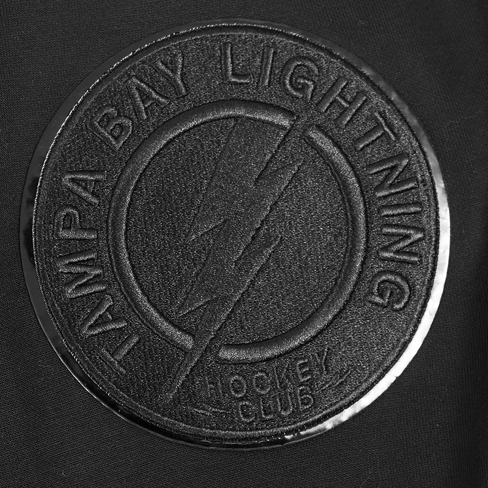 NHL TAMPA BAY LIGHTNING TRIPLE BLACK MEN'S DK FZ PO HOODIE (TRIPLE BLACK) - Image 7