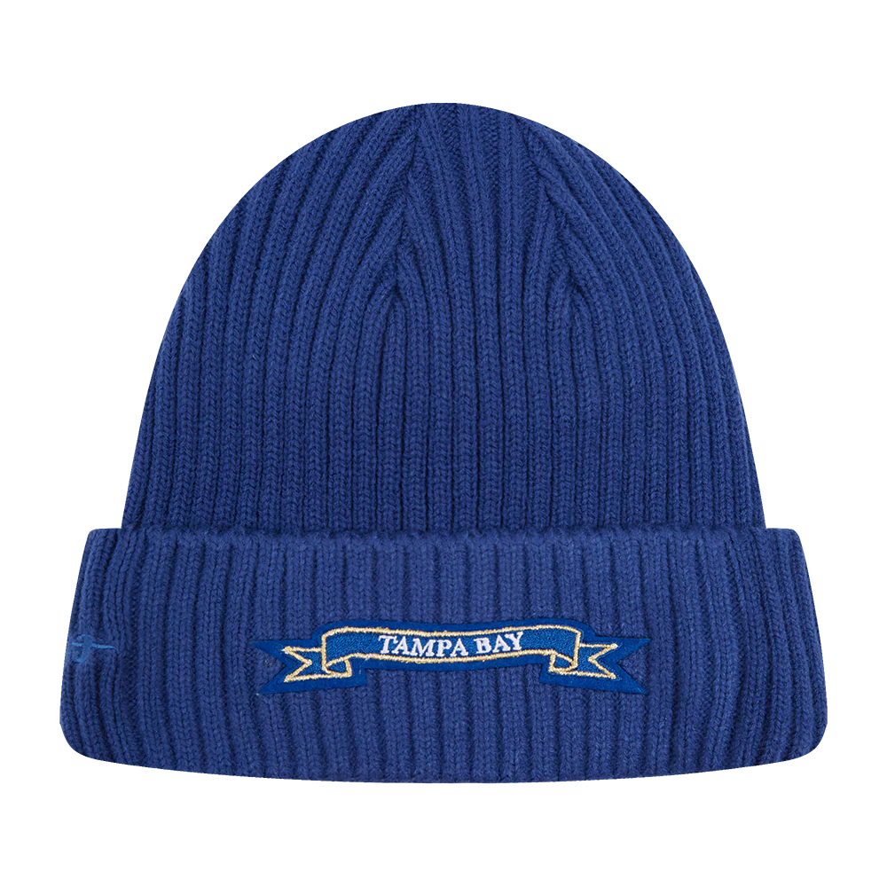 NHL TAMPA BAY LIGHTNING PRO PREP KNIT BEANIE (DODGER BLUE) - Image 2
