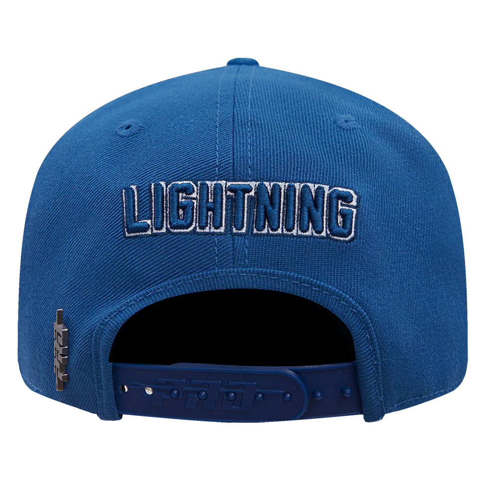 NHL Tampa Bay Lightning HYBRID SNAPBACK HAT (DODGER BLUE) - Image 5