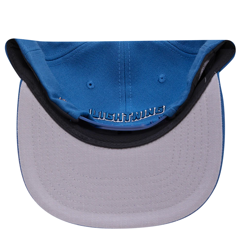 NHL Tampa Bay Lightning HYBRID SNAPBACK HAT (DODGER BLUE) - Image 7