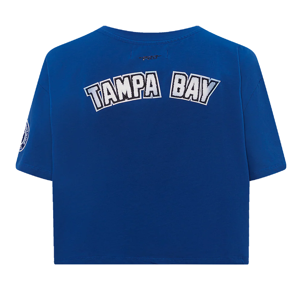 NHL TAMPA BAY LIGHTNING CLASSIC WOMEN'S SJ BOXY TEE (DODGER BLUE) - Image 6
