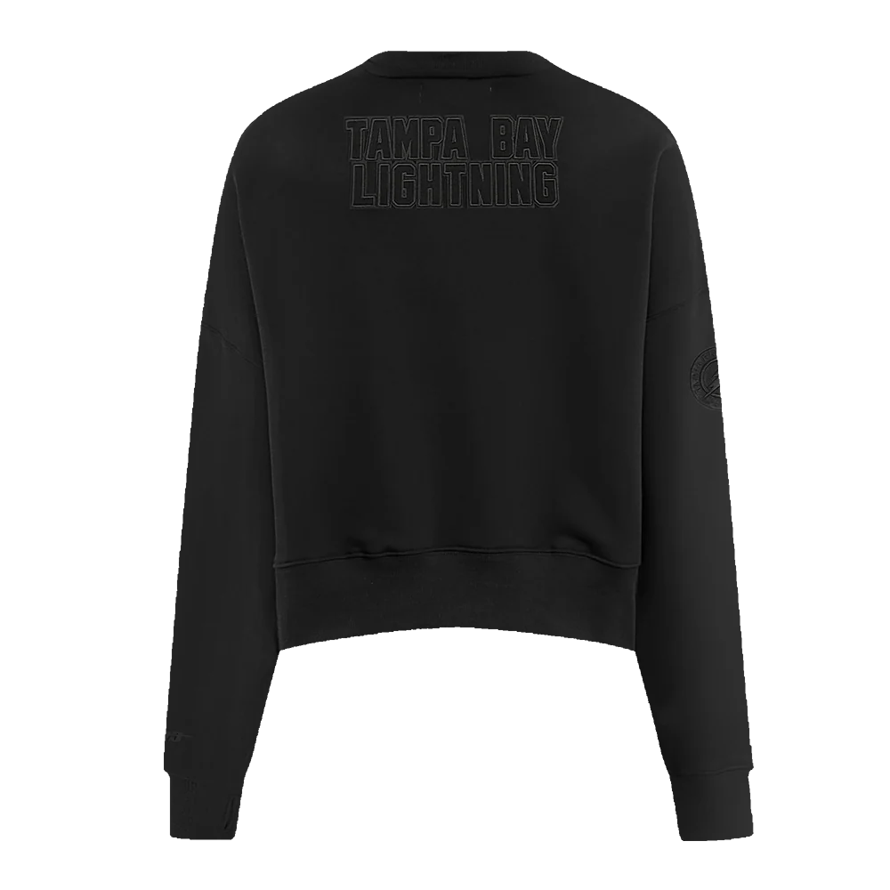 NHL TAMPA BAY LIGHTNING NEUTRAL WOMEN'S CREWNECK (BLACK) - Image 5