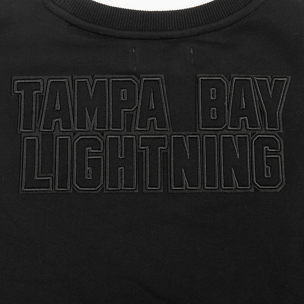 NHL TAMPA BAY LIGHTNING NEUTRAL WOMEN'S CREWNECK (BLACK) - Image 9